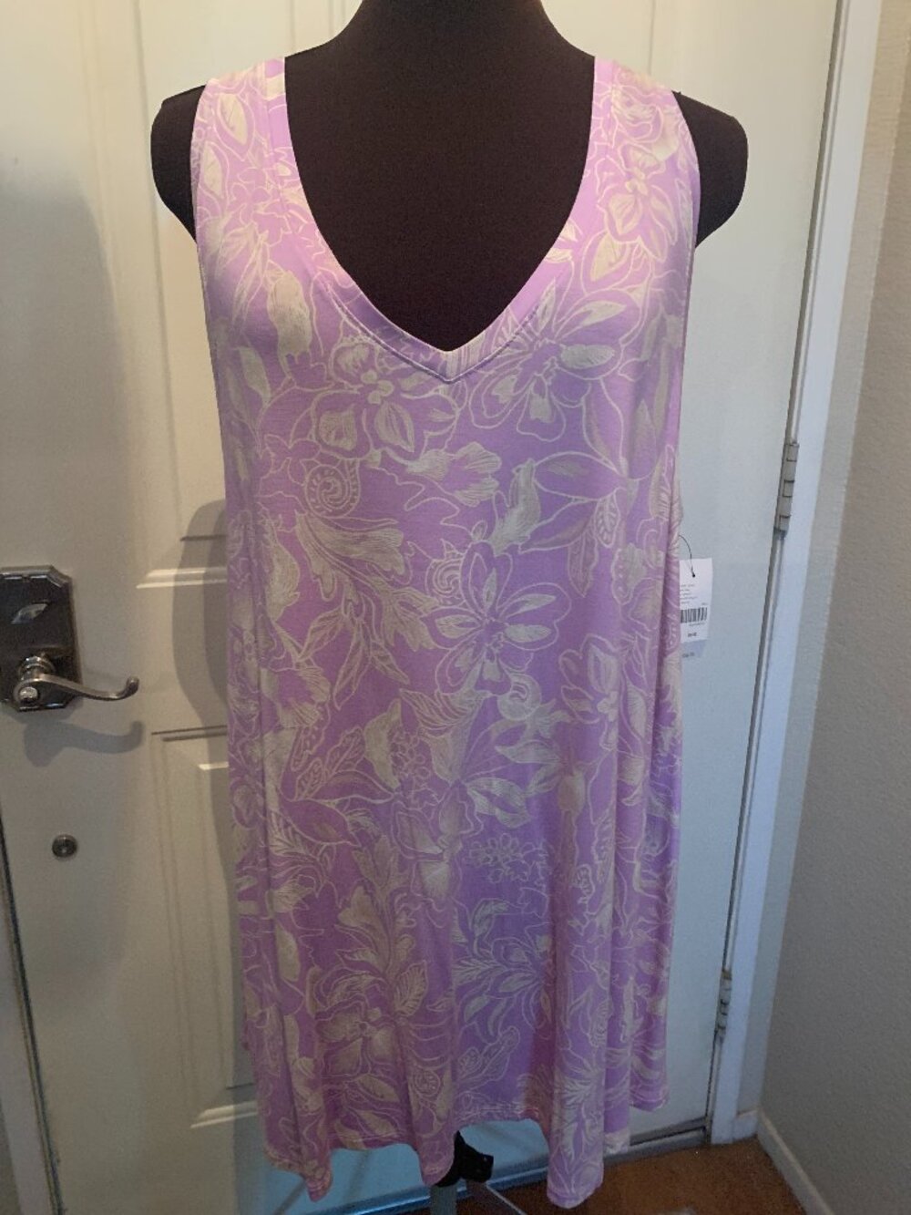 Lane Bryant Swing Tank NWT 18/20 Lavender Print
